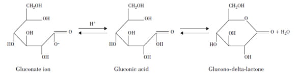 Gluconate gluconic acid graph