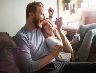 couple eating ice cream