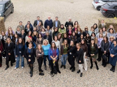 Aerial view of Roquette employees in Italy